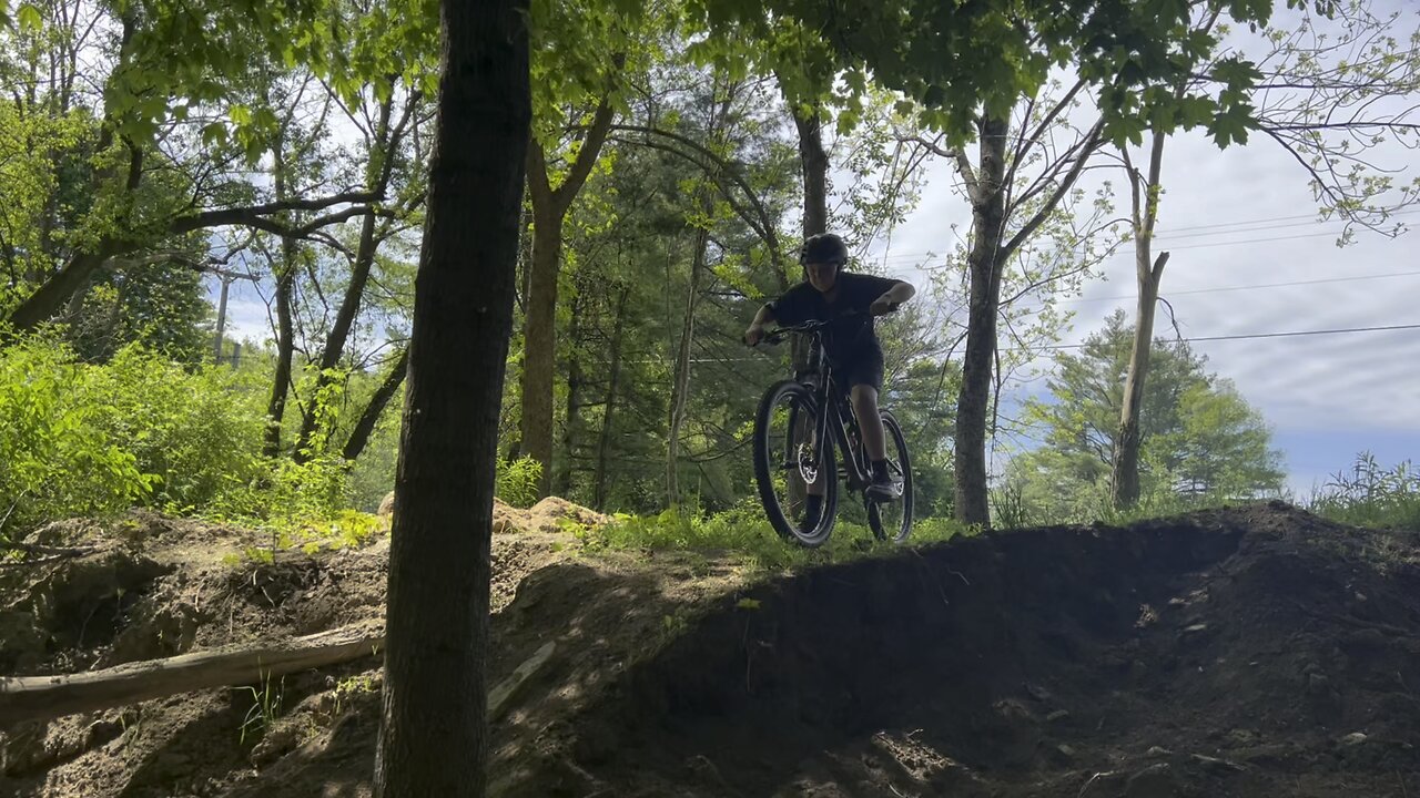 Fun at the dirt jumps