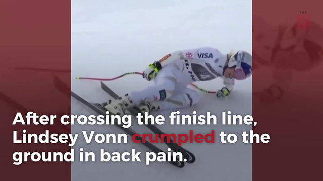 Lindsey Vonn Suffers Back Injury Ahead Of Olympics