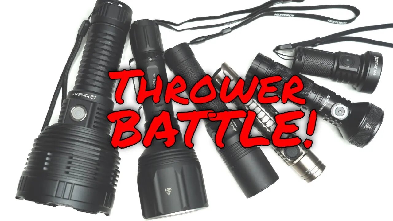 Thrower THROWDOWN! The Ultimate Thrower Flashlight Comparison: Which ONE should YOU get?