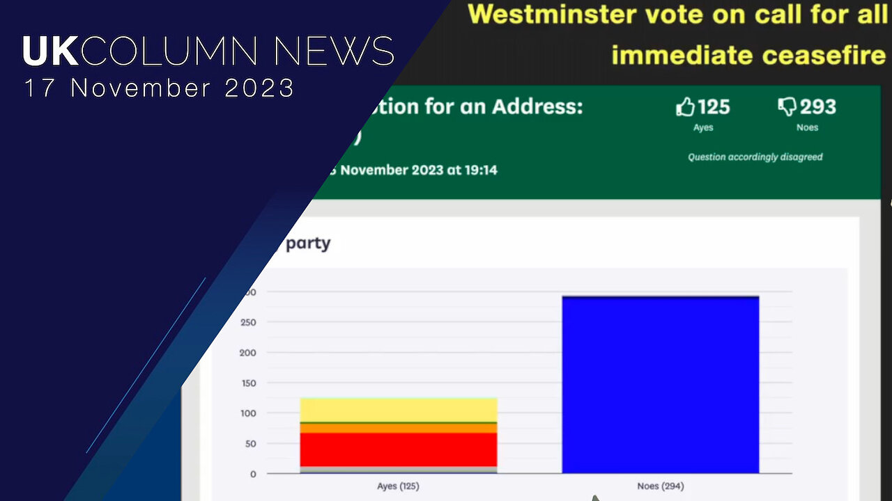 UK Parliament Votes NO To A Ceasefire To Save Lives - UK Column News