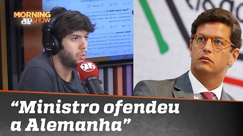 Coppolla sobre Ricardo Salles: ministro ofendeu Alemanha e embarcou em argumentação esquerdista