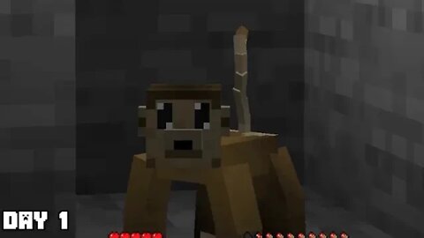 I Survived 100 Days as a MONKEY in Minecraft $ 5