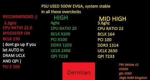 Xeon X5650 Overclock Asus P6t Deluxe V2