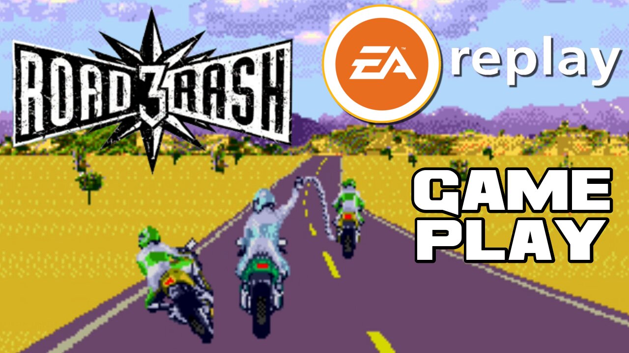 🏍⛓🚔 EA Replay - Road Rash 3 - Sony PSP Gameplay 🚔⛓🏍 😎Benjamillion