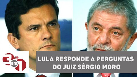 Lula responde a perguntas do juiz Sérgio Moro por cerca de 2 horas