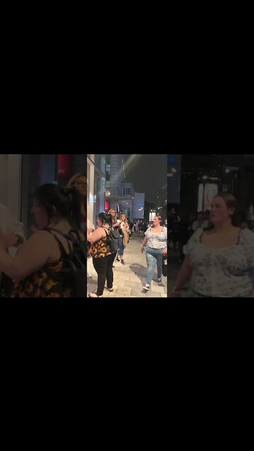 Unstoppable crowd after bell centre concert