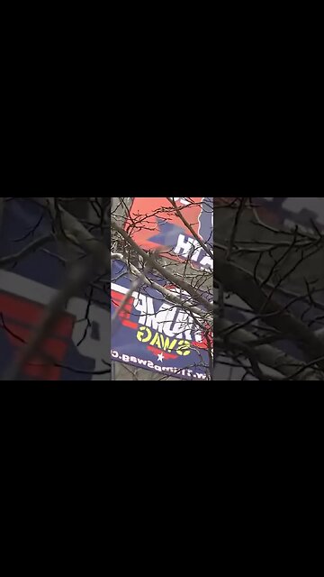 People gathered outside of Manhattan Courthouse for Trump Arraignment.