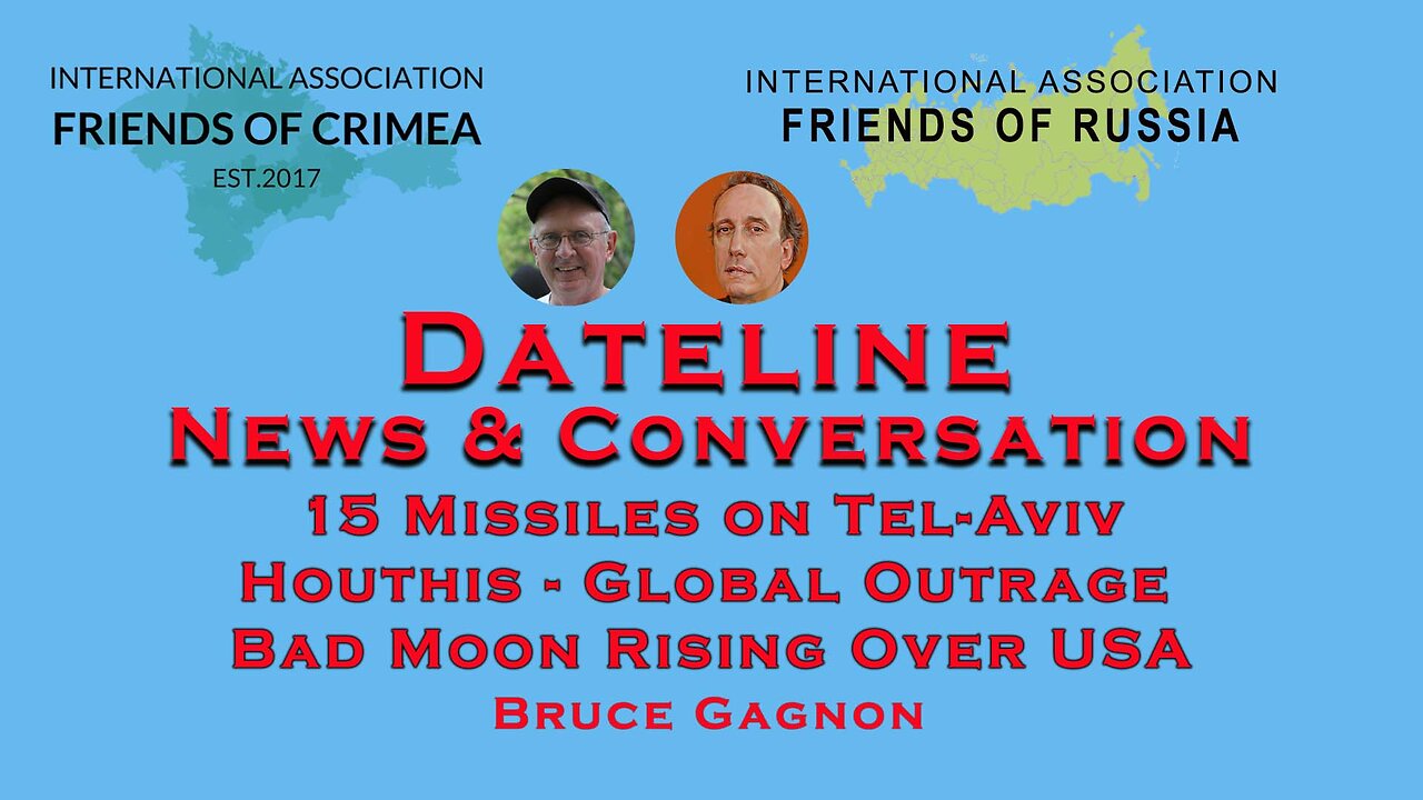 Bruce Gagnon - 15 Missiles on Tel-Aviv - Bad Moon Rising Over USA