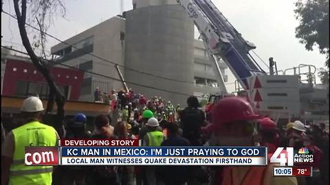 KC man experiences deadly Mexico quake