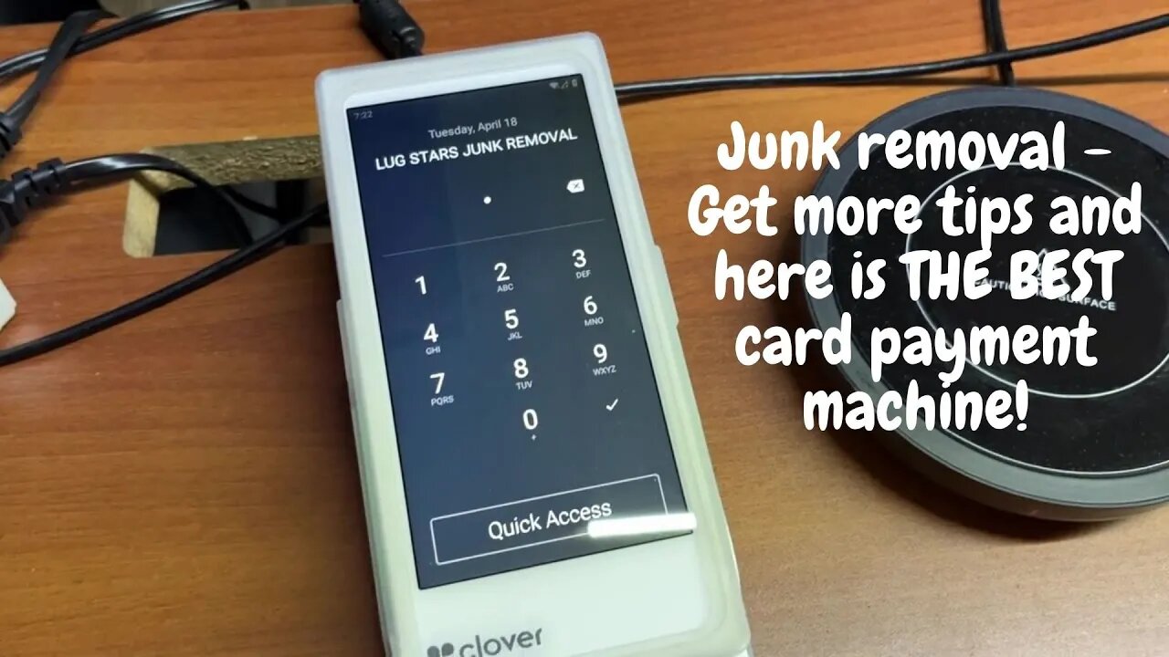 Junk Removal GET MORE TIPS! The Best Payment Machine The Clover Flex