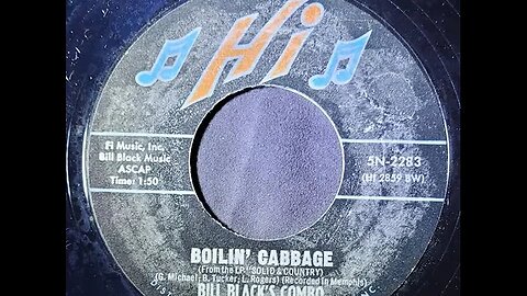 Bill Black's Combo – Boilin' Cabbage