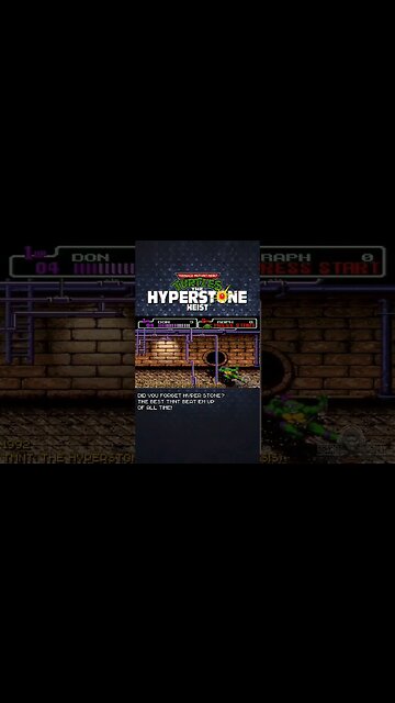 TMNT hyper stone heist was highly underrated. #sega