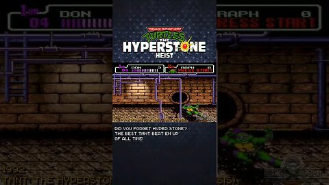 TMNT hyper stone heist was highly underrated. #sega