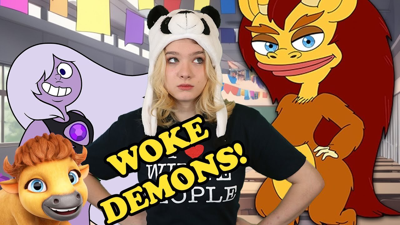 CRINGE PANDA: NON-BINARY BEEF EDITION! Kid reacts to SJW WOKE cartoons!