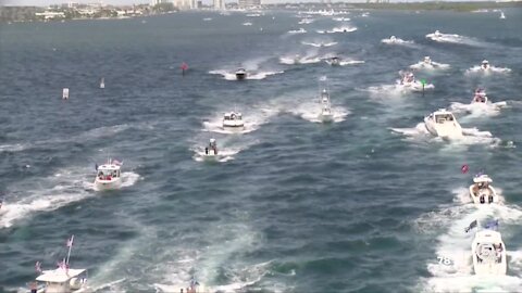 Trump boat parade sets sail in Palm Beach County