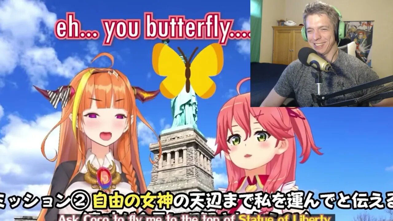 Sakura Miko And Kiryu Coco Elite English Conversation Full version Hololive Eng Sub Freedom Lady