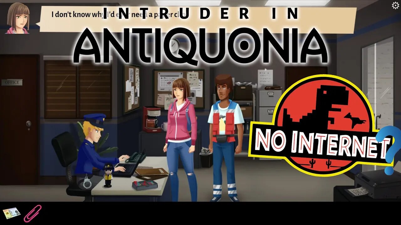 Intruder In Antiquonia - Somewhere in No-WiFi-land?