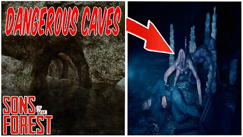 Sons of the forest: We Going Into Some Dangerous Caves! 💀💀💀