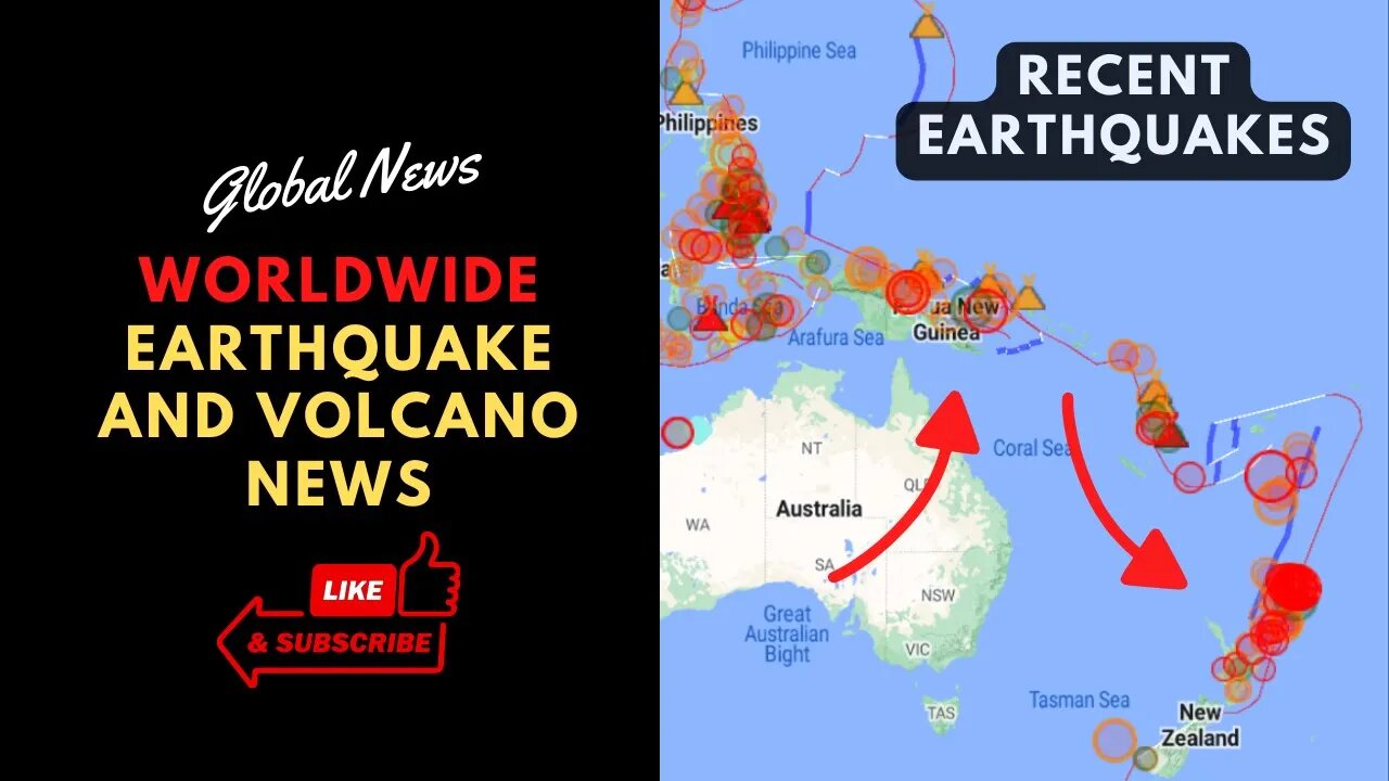 Global News - Worldwide Earthquakes Today And Volcano News