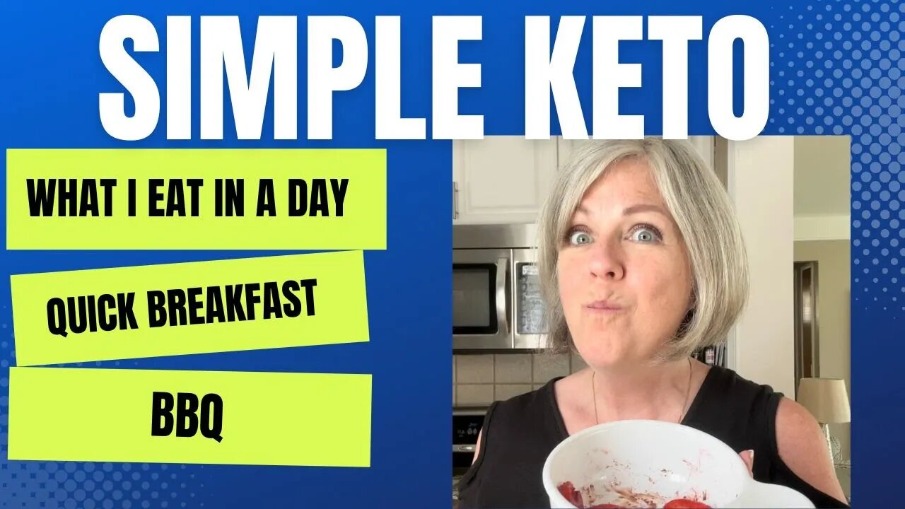 What I Eat In A Day on Keto / Quick Breakfast / BBQ