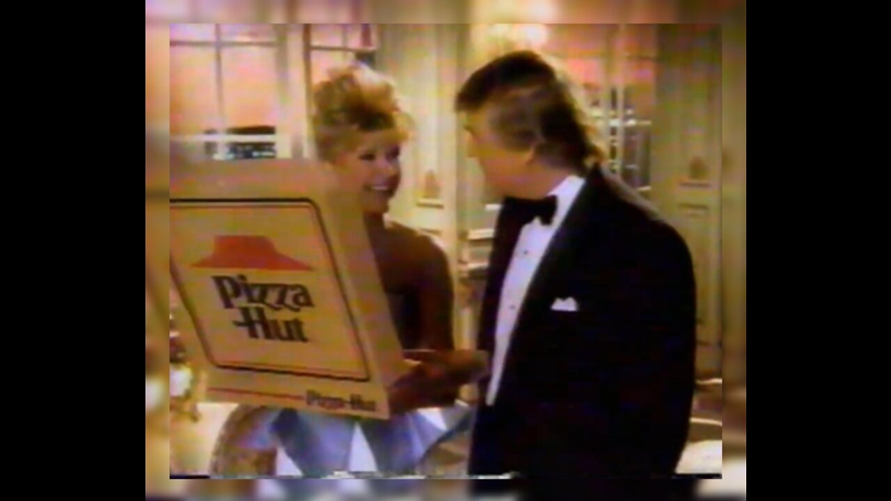 🤣"WATCH THROWBACK THURSDAY IVANA & DONALD TRUMP PIZZA HUT COMMERCIAL"🤣