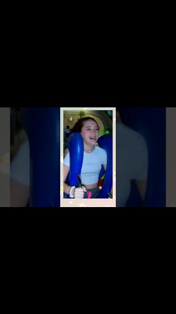 slingshot ride girl falls out / slingshot rider girl part 49 #shorts