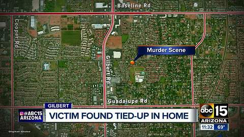 Gilbert victim tied-up in home