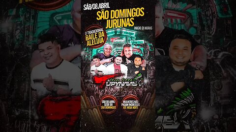 SÁB.08 ABRIL TRADICIONAL BAILE DA ALELUIA NO SÃO DOMINGOS JURUNAS