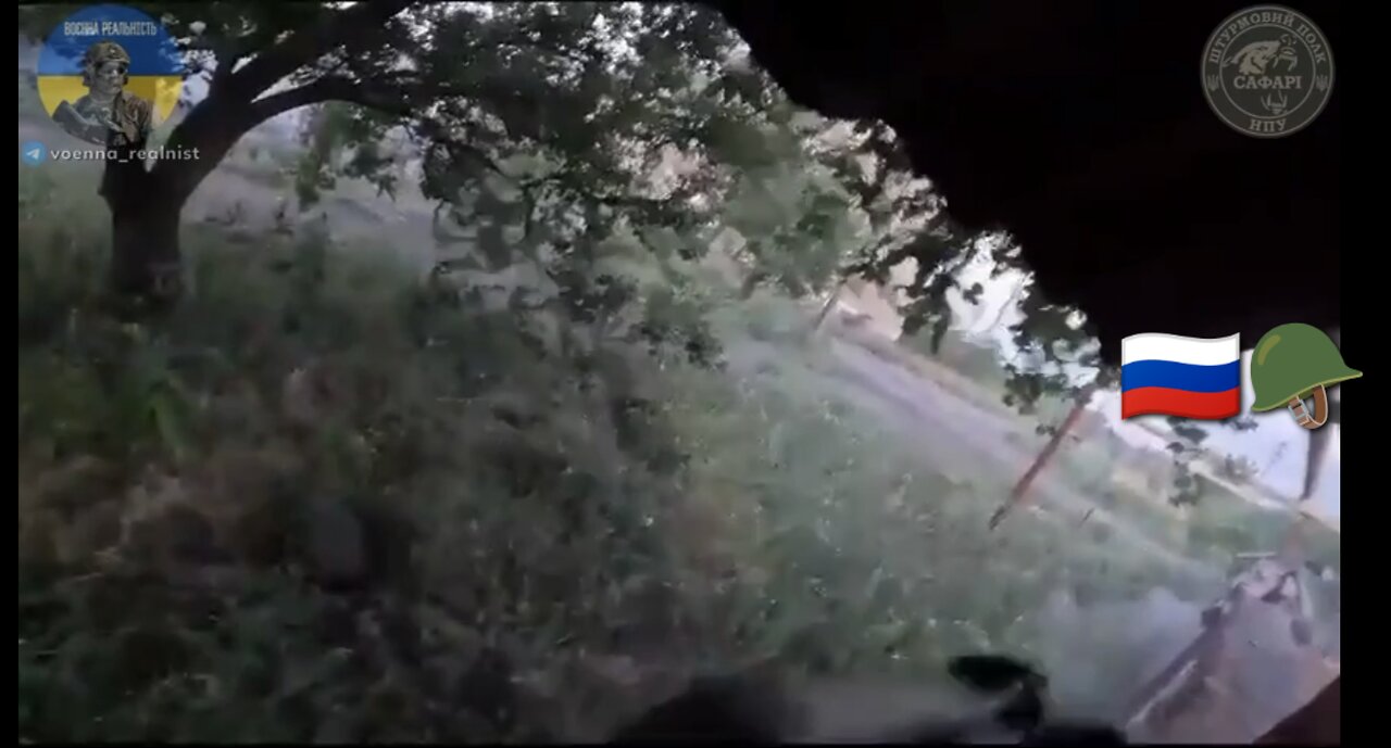 Combat footage: Russian soldiers gets eliminated at close range GoPro