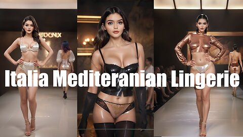 A.i. Italia Mediteranian lingerie Models : Fashion Show #fashion #show