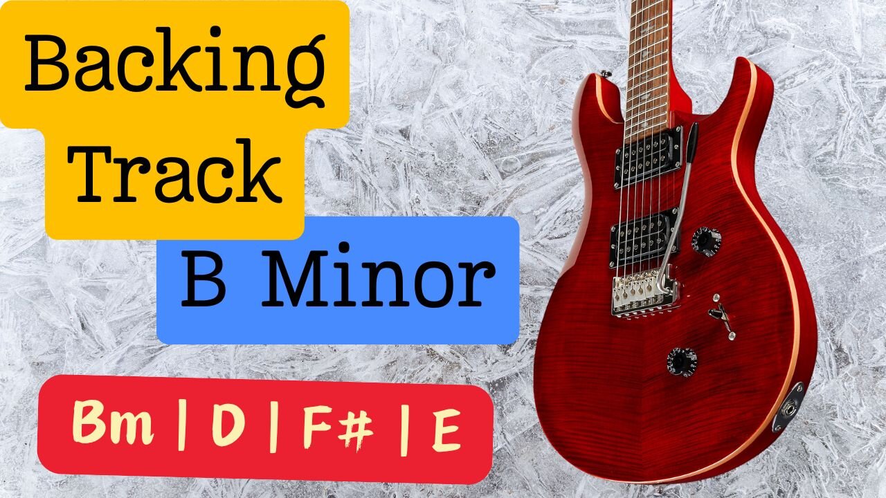 B Minor Backing Track with Tempo Changes | Practice 4/4 to 3/4 Metrum Shifts