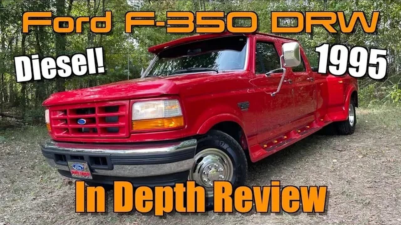 1995 Ford F-350 DRW 7.3L Power Stroke Diesel: Start Up, Test Drive & In Depth Review