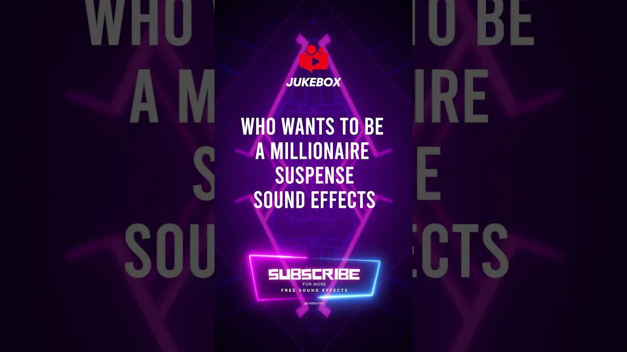 Who Wants to be a Millionaire Suspense Sound Effect