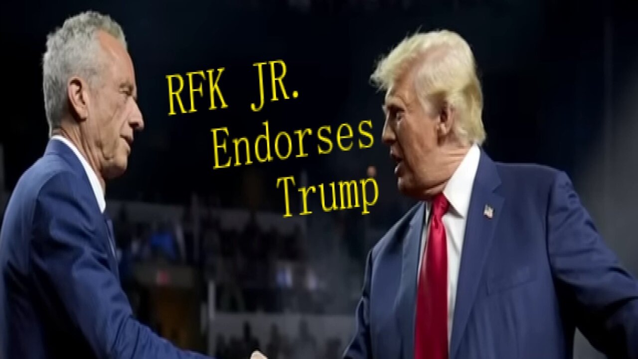 RFK Jr. Drops out, Endorses Trump. Reaction to full speech