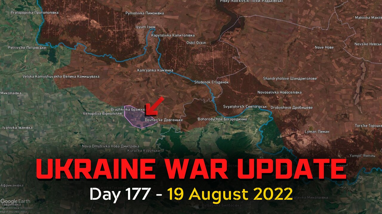 Ukraine War [19 August] - New US aid for Ukraine - Russia recaptures Brazhkivka & Sulyhivka (Izium)