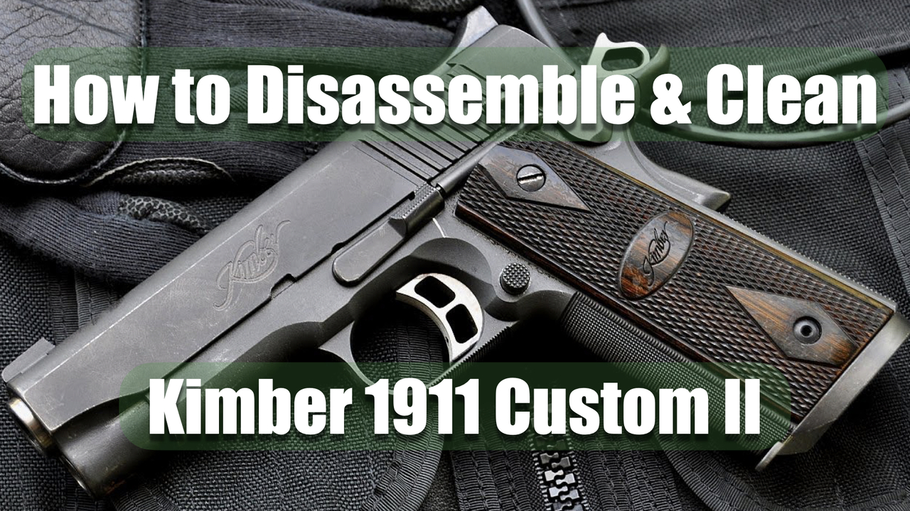 How to disassemble and clean a Kimber 1911 magazine.