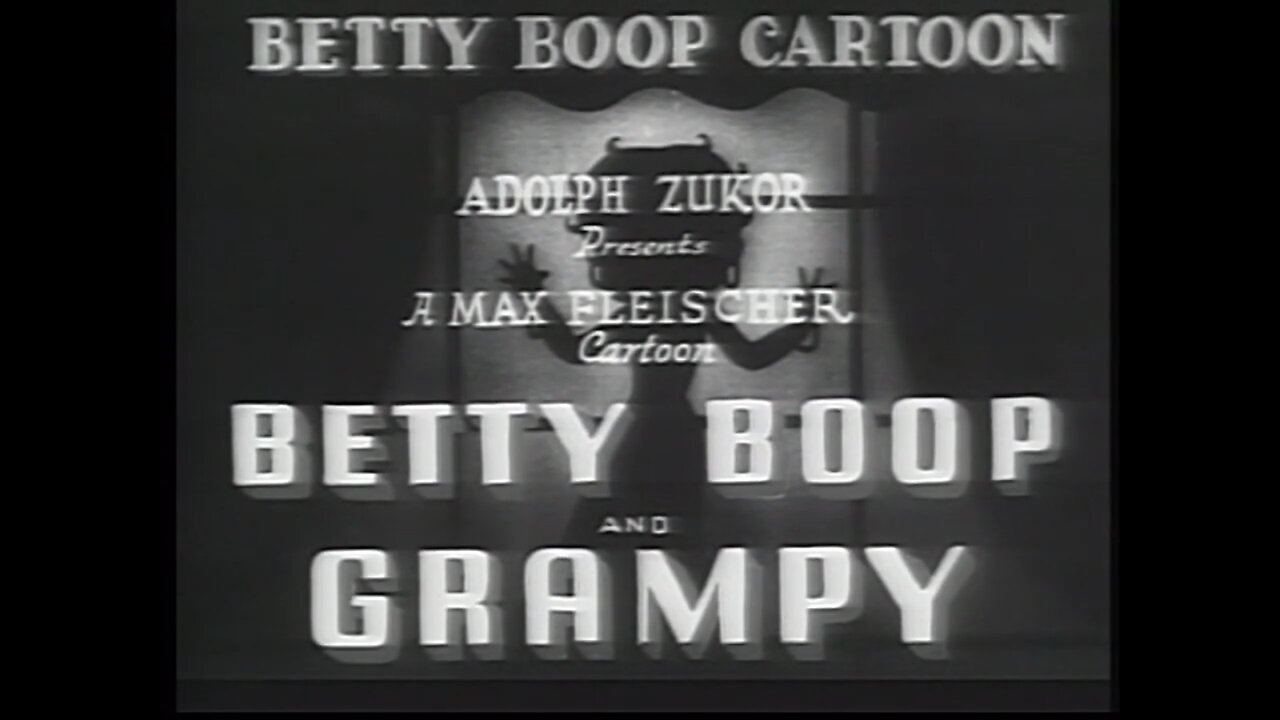 "Betty Boop and Grampy" (1935 Original Black & White Cartoon)