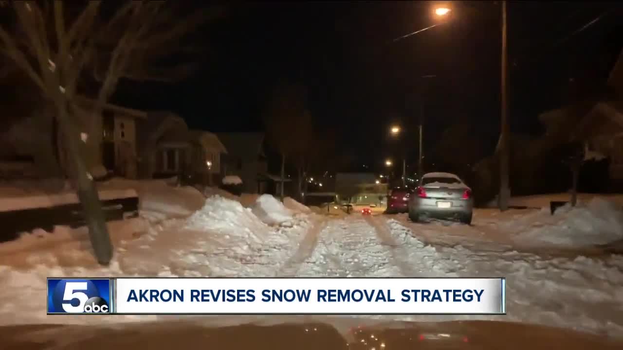 Akron revises snow remoaval strategy