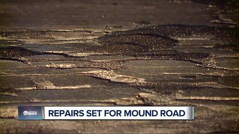 Repairs to soon be underway for Mound Road in Macomb County