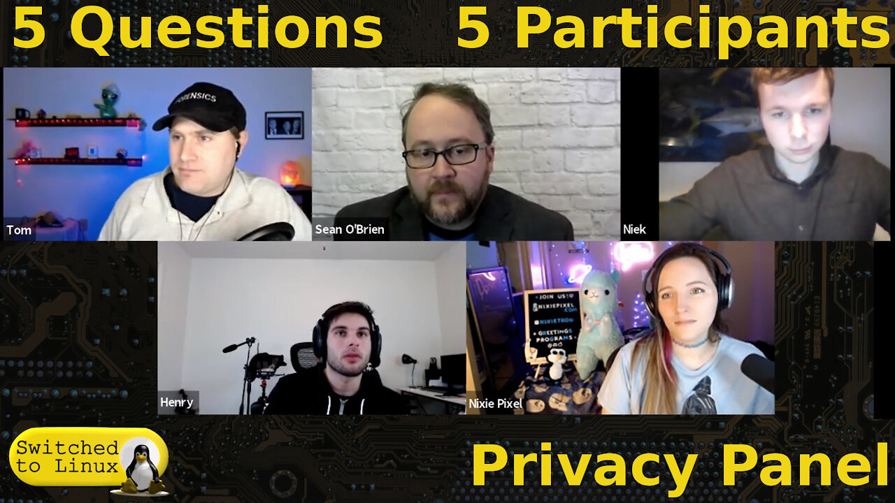 The Hightlights from a Techlore Privacy Panel with Nixie Pixel, PrivacyTools, and Sean O'Brien