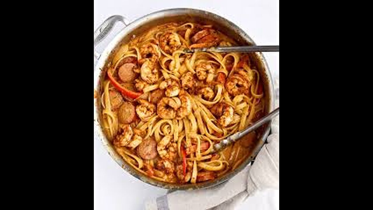 Shrimp and Sausage Cajun Pasta