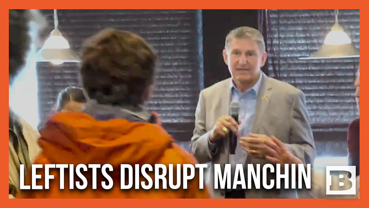 "Off Fossil Fuels!" Climate Protesters Disrupt Joe Manchin Event, Chasing Him Away