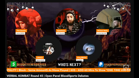 VERBAL KOMBAT Round 45 | Open Panel BloodSports Debates