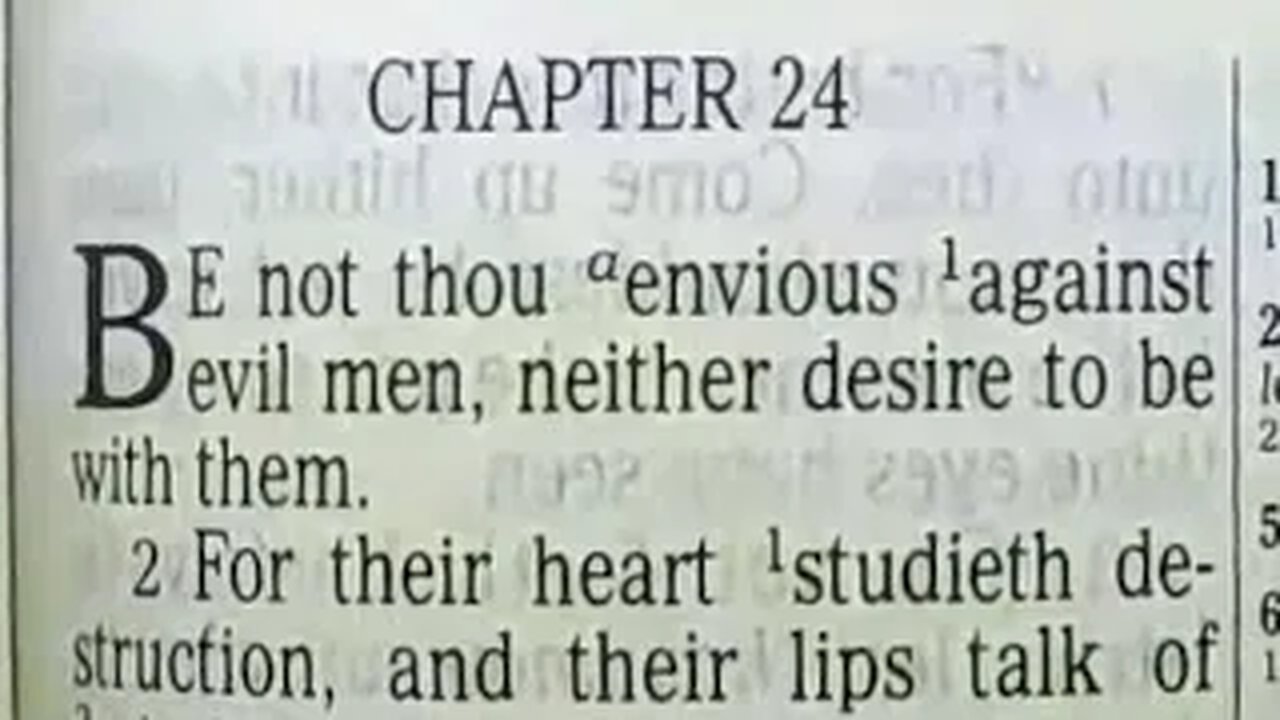 Proverbs: Chapters 24-26