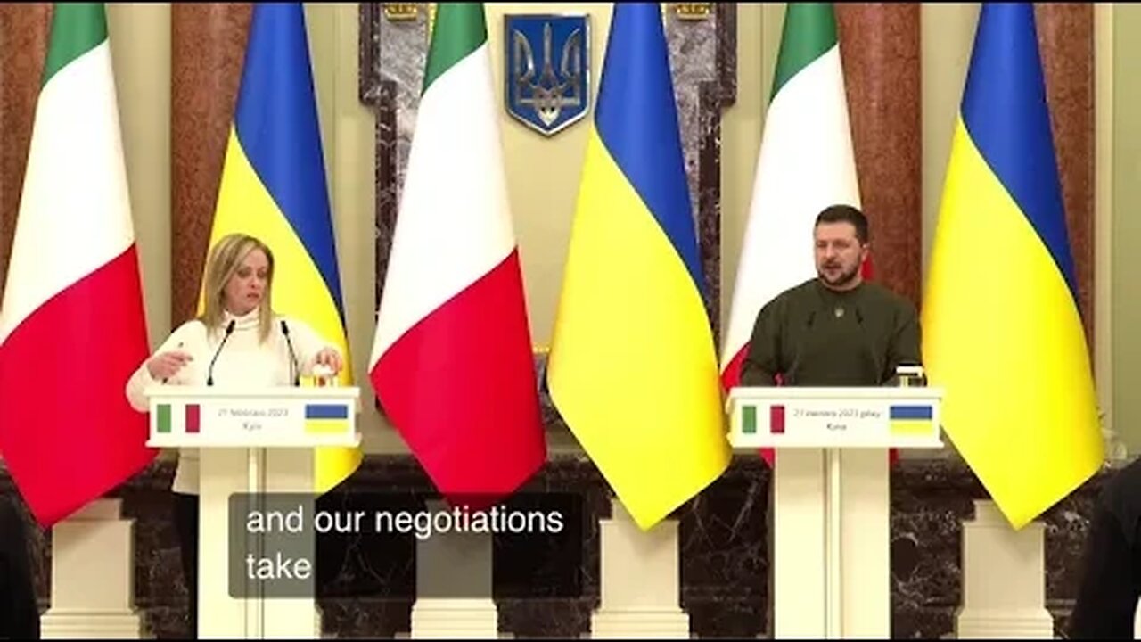 Italy's Meloni backs Ukraine on Kyiv visit but rules out sending planes