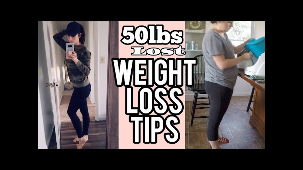 50lbs Down | Weight Loss Tips | How To Lose 50 Pounds