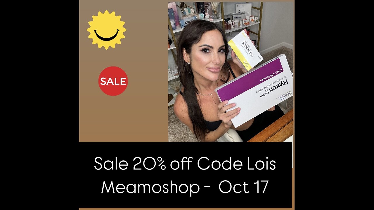 SALE Meamoshop Code LOIS 20% -October 17| Mesotherapy HYARON +PDRN Forehead Rejuvenation + Vitamin C inj