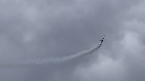 CNE Toronto air show. Hard to track the turn