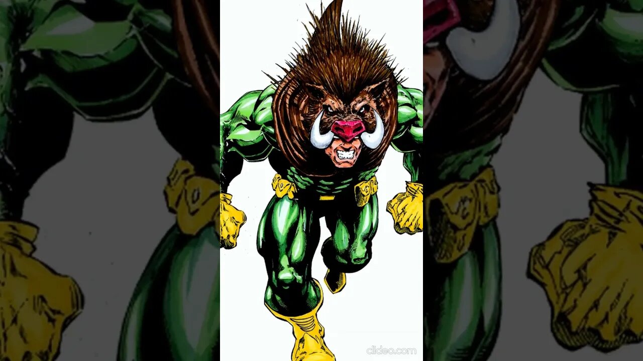 Personajes WTF de los Cómics #3 Razorback - Marvel Comics