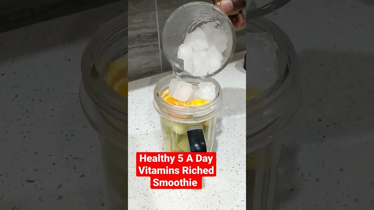 Healthy 5 A Day Vitamins Riched Smoothie #shorts